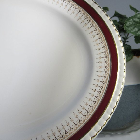 Oval Serving Dish by Solian Ware Simpsons (Potters) LTD, Cobridge England 1940s - Picture 6 of 9